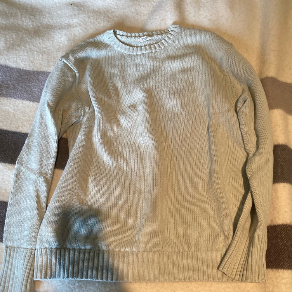 Brandy Melville Light Green Knit Sweater